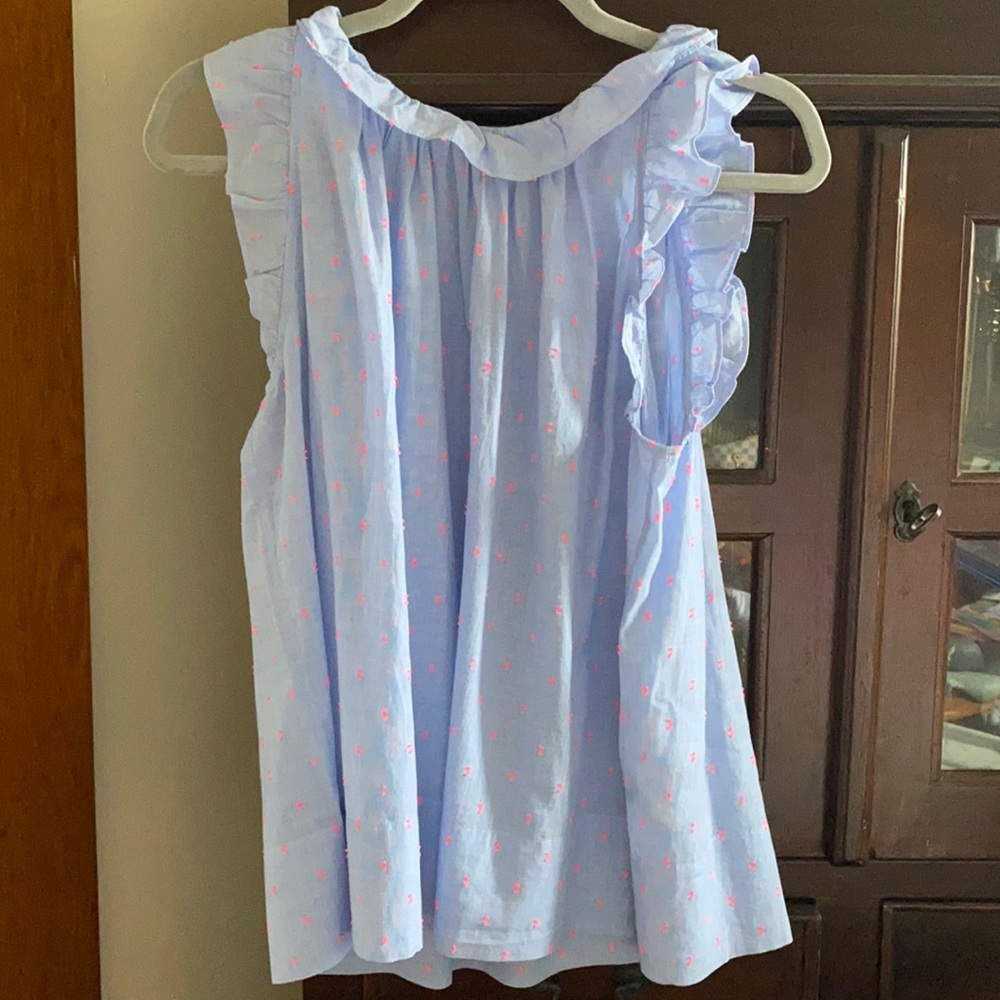 NWT Lilly Pulitzer Kristin Chambray Top size L